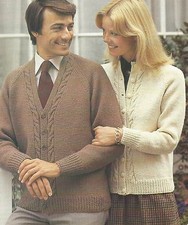 Ladies and Mens Aran Cardigans