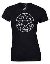 DEVILS TRAP LADIES T SHIRT WINCHESTER BROTHERS SUPERNATURAL BOBBY DEAN SAM GIFT