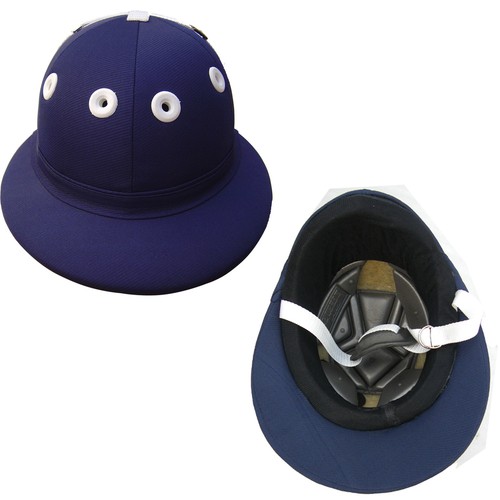 Cotton twill polo helmet - twill,