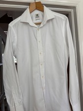 MENS WHITE COTTON SHIRT BY