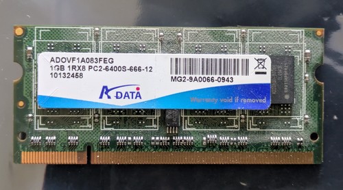 Adata 1gb ddr2 - ddr2-800, pc2-6400s