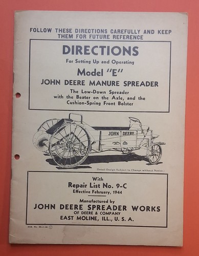 John deere model manure - deere,
