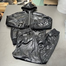 adidas Mens Tracksuit Wet Look
