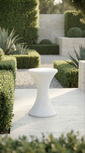 Tam stool white retro - tam,