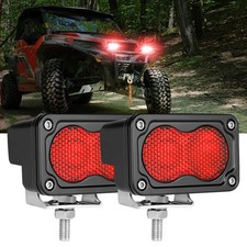 2x3" 40W LED Light Pod Red