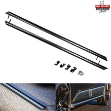 Black Side Step Bar Running