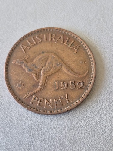 Australia kangaroo penny coin - australia,