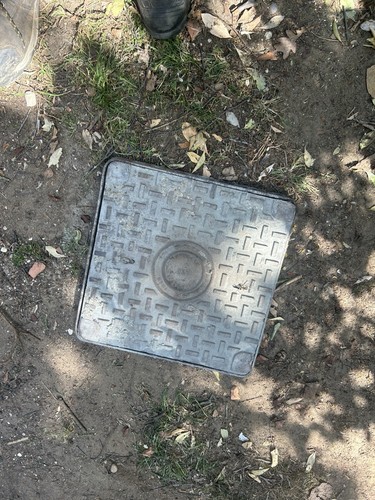 Cast iron manhole - iron,