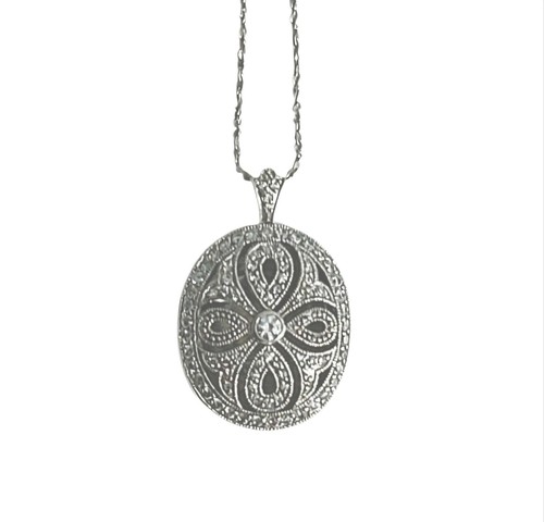 Sterling silver locket chain