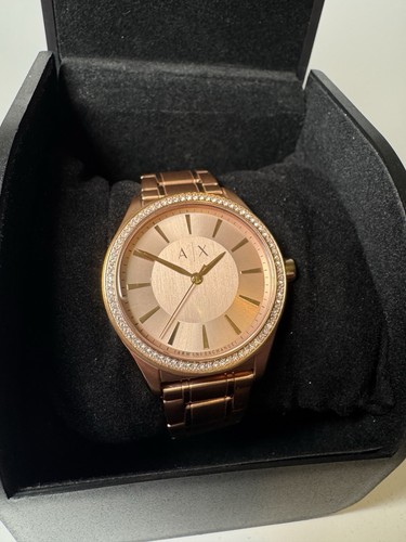 Armani exchange rose gold - armani,