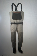 NEW Simms G3 Guide Stockingfoot Waders - Men - Sterling - Medium 9-11 -W/Tag/Box