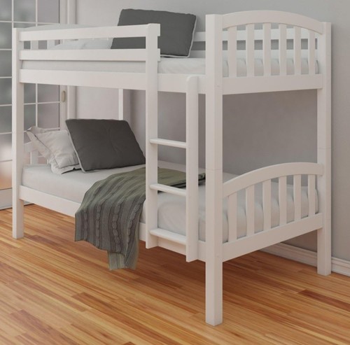 White painted wooden - white,