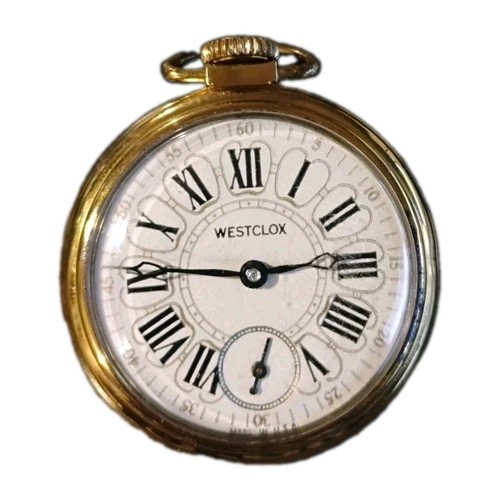 Westclox pocket watch - watch, bulls