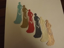6 Die cuts  Elegant  Ladies