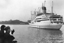The Blue Funnel Line vessel