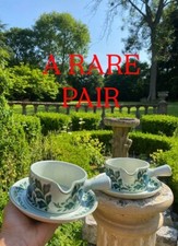 Vintage MIDWINTER STONEHENGE CAPRICE x2 PAIR Gravy Jug Plates POURER Jessie Tait