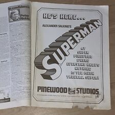 Superman the movie filming at