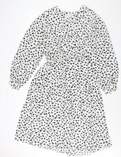 Parigi Womens White Geometric