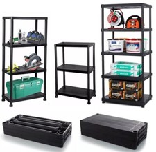 3/4&5 Tier Plastic Shelving