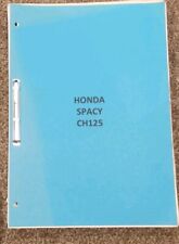 GENUINE HONDA SPACY CH125 SCOOTER WORKSHOP MANUAL ORIGINAL FACTORY 