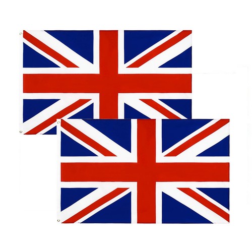 Union jack flag 5x3 twin - flag,