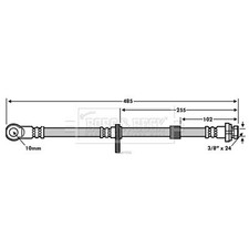 Brake Hose For Jeep Compass