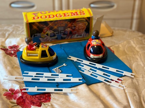 Vintage funfair dodgems - vintage,