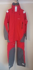 Rare GUL GCX3EVO Mens 2 Piece DRYSUIT Watersports/Sailing/Fishing RED/GREY/LARGE