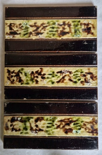 Antique tiles fireplace - tiles, x