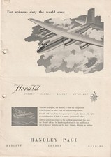HERALD. HANDLEY PAGE. 1955. STAND-ALONE SUPPLEMENT FROM "THE AEROPLANE"