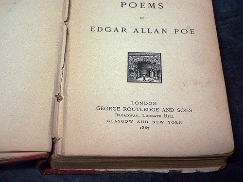 Antique book 1887 edgar - book,