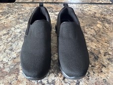 Hotter ladies black slip on