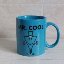 Mr Cool Mug Cup Blue Ceramic H