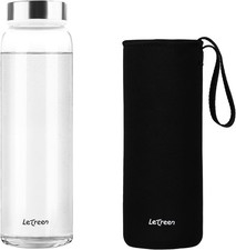 Glass Water Bottle 1 Litre