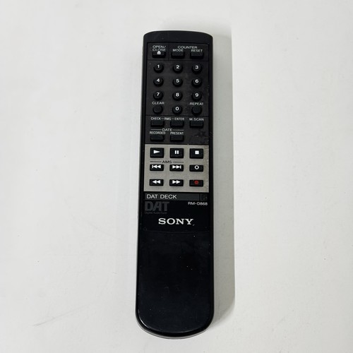 Sony dat d868 - dat, remote