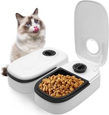 Cat Mate 2 Bowl Automatic Pet Feeder with Ice Pack For Cats & Small Dogs