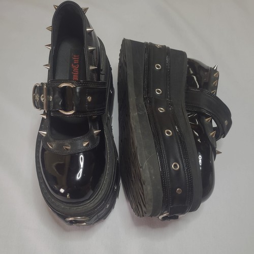 Demonia black patent - demonia,