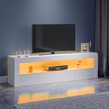 Modern 120cm white stand - modern,