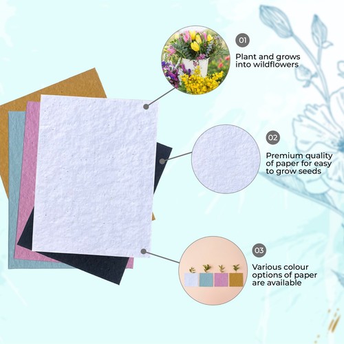 Seed paper sheet perfect - a5,