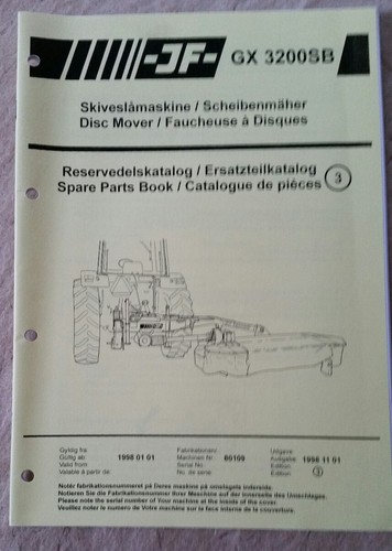 Gx3200sb disc mower parts - gx3200sb,