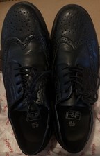 TU Men’s Black Brogue Laced