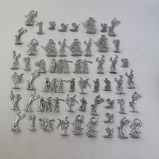 Vintage White Metal Cowboys And Indians Set