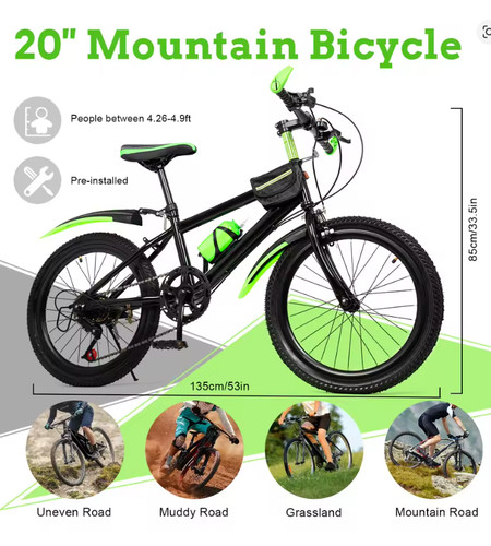 Inch mountain bike speed - 20,