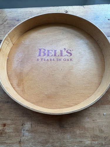 Vintage wooden bells whiskey - wooden,