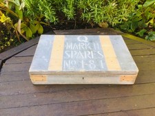Vintage Military Wooden Spares Box