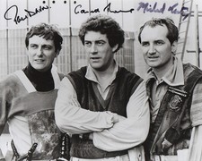 BLAKES 7 Signed 10x8 Photo PAUL DARROW GARETH THOMAS MICHAEL KEATING COA