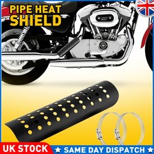 Motorcycle Exhaust Middle Pipe Heat Shield Link Cover Muffler Protective Guard
