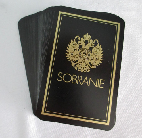 Vintage sobranie playing cards - sobranie,
