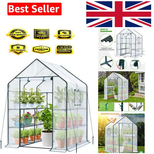 Walk greenhouse tiers 12 - walk-in, greenhouse,