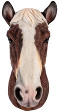 Horses head ornament resin - horses,